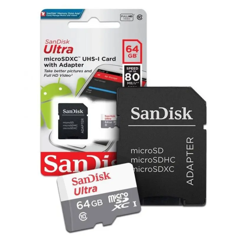 Cartão de Memória MicroSD 64gb Classe 10 Sandisk Original