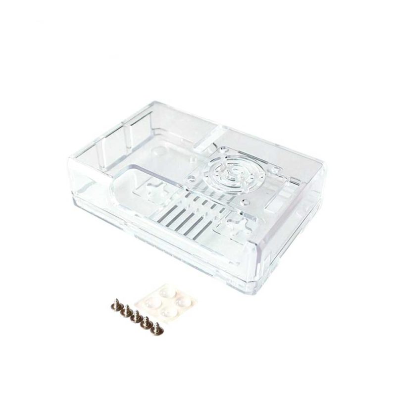 Case Raspberry Model Pi3 B ou B+ Transparente
