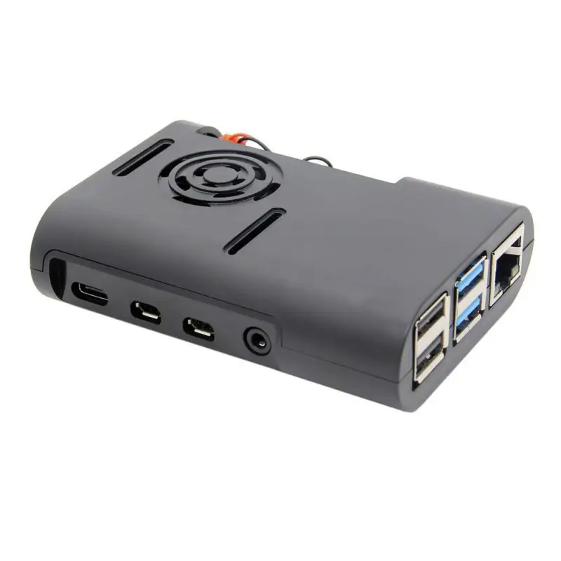 Kit Case Raspberry Pi 4 C/ Cooler + Dissipadores
