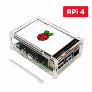 Tela Display Touch Screen 3.5 pol. para Raspberry Pi 4 + Case Acrílica Tela Display Touch Screen 3.5 pol. para Raspberry Pi 4 + Case Acrílica