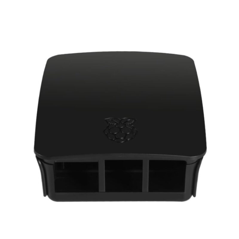 Case Oficial Preta para Raspberry Pi 3 Model B e B+