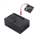 Tela Display Touch Screen 3.5 pol. p/ Raspberry Pi 3 + Case c/ Cooler e Dissipadores de Calor