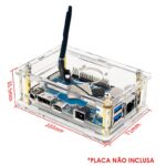 Kit com Case + Cooler + Dissipadores para Orange Pi 4 LTS