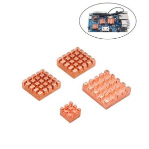 Kit de Dissipadores em Cobre para Orange Pi 3 LTS Kit de Dissipadores em Cobre para Orange Pi 3 LTS