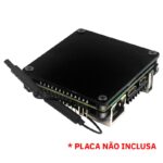 Case em Alumínio c/ dissipação de calor e refrigeração passiva p/ Orange Pi Zero 2