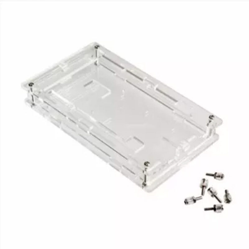Case Arduino Mega 2560 R3 em Acrílico Transparente Case Arduino Mega 2560 R3 em Acrílico Transparente