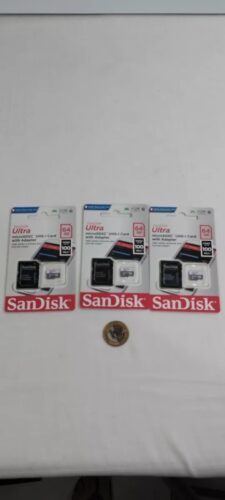 Click to view full screen Cartão de Memória MicroSD 64gb Classe 10 Sandisk photo review