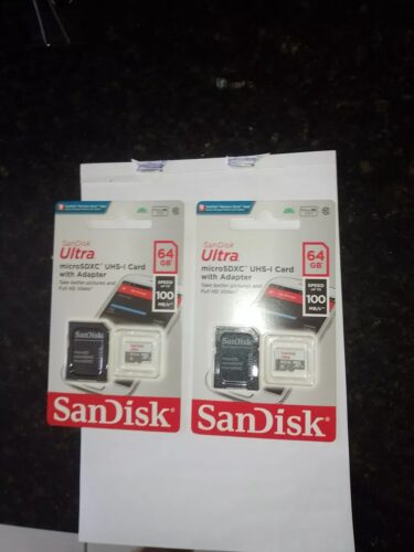 Click to view full screen Cartão de Memória MicroSD 64gb Classe 10 Sandisk photo review