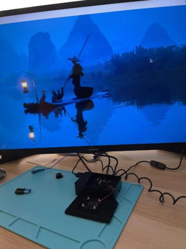 Click to view full screen Case para Raspberry Pi 4 + Cooler Fan + Dissipadores photo review