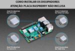 Raspberry Pi 4 4GB + Case + Cooler + Dissipadores