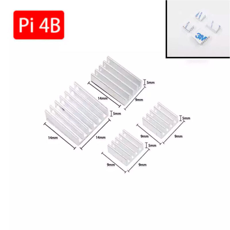 Kit de Dissipadores de Calor (4 Unid.)