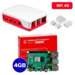 Raspberry Pi 4 4GB + Case + Cooler + Dissipadores