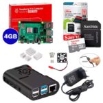 Kit Raspberry Pi 4 8GB c/ Case, Cooler, Fonte, Dissipadores + 16GB
