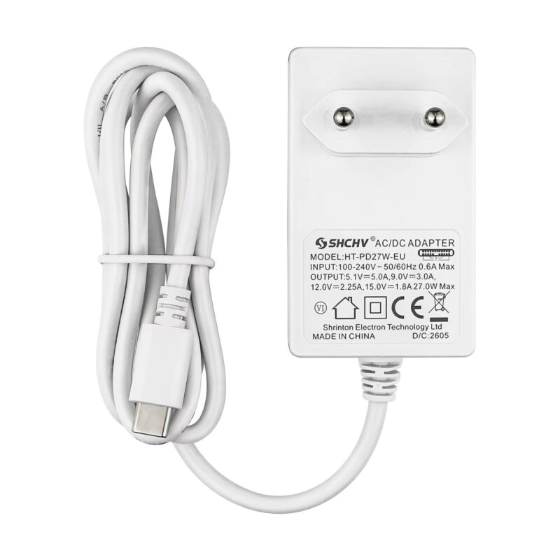 Fonte Branca 5.1V 5A Real para Raspberry Pi 5