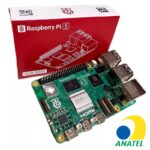 Kit Raspberry Pi 5 4GB c/ Case, Active Cooler Oficial e Fonte 5A 27W Bivolt
