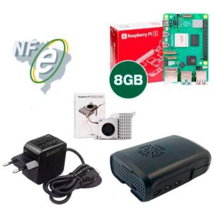 Kit Raspberry Pi 5 8GB c/ Case + Active Cooler Oficial e Fonte 27W Kit Raspberry Pi 5 8GB c/ Case + Active Cooler Oficial e Fonte 27W
