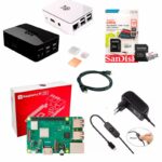 Kit Raspberry Pi 3 Model B+(Plus) c/ Case, Fonte e Dissipadores