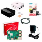 Kit Raspberry Pi 3 Model B+(Plus) c/ Case, Fonte 5V e Dissipadores Kit Raspberry Pi 3 Model B+(Plus) c/ Case, Fonte 5V e Dissipadores