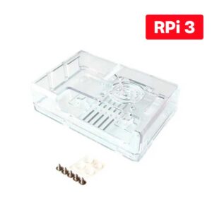 Case Transparente para Raspberry Pi 3 Modelo B e B+ Case Transparente para Raspberry Pi 3 Modelo B e B+