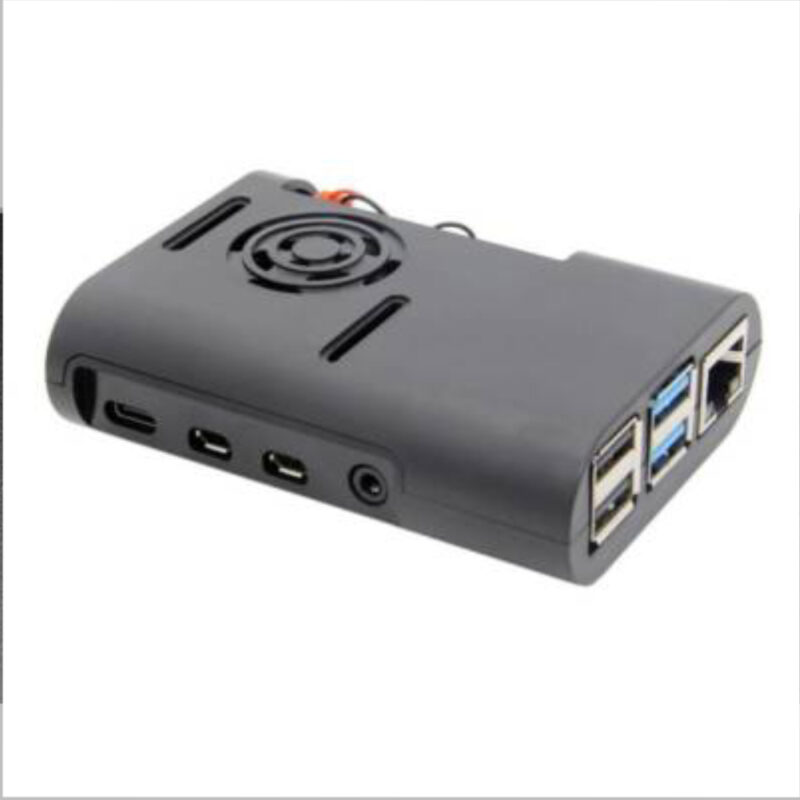 Kit Raspberry Pi 4 4GB c/ Case, Cooler, Fonte e Dissipadores
