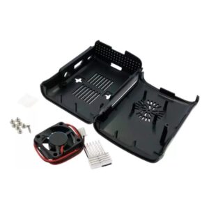 Kit Case para Raspberry Pi 3 B / B+ com Cooler e Dissipadores de Calor