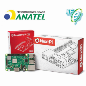 Kit Raspberry Pi 3 Model B c/ Case, Fonte e Dissipadores