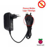 Kit Raspberry Pi 3 Model B+(Plus) c/ Case, Fonte e Dissipadores