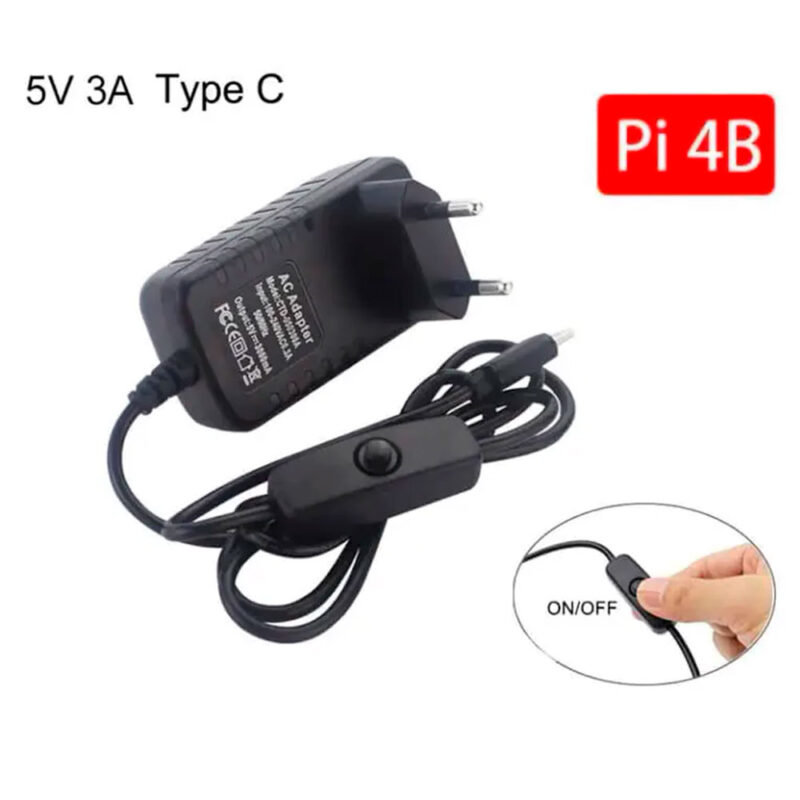 Kit Raspberry Pi 4 8GB c/ Case Alumínio c/ Duplo Cooler Fan e Fonte