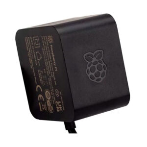 Fonte Oficial para Raspberry Pi 5 Preta