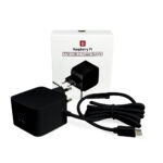 Fonte Oficial para Raspberry Pi 5 Preta