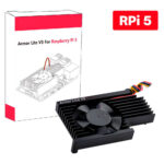 Refrigerador de Alumínio GeeekPi Armor Lite V5 para Raspberry Pi 5