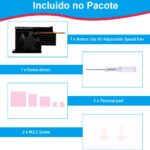 Refrigerador de Alumínio GeeekPi Armor Lite V5 para Raspberry Pi 5