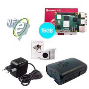 Kit Raspberry Pi 5 16GB c/ Case + Active Cooler Oficial e Fonte 27W Kit Raspberry Pi 5 16GB c/ Case + Active Cooler Oficial e Fonte 27W
