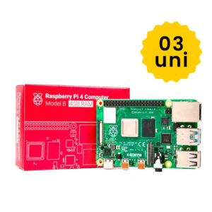 3x Raspberry Pi 4 Model B 4GB Anatel 3x Raspberry Pi 4 Model B 4GB Anatel