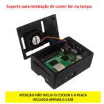 Case Raspberry Pi 5 para Tela Display 3.5 Polegadas