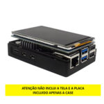 Case Raspberry Pi 5 para Tela Display 3.5 Polegadas
