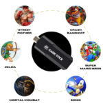 Game Stick Retrô GD10 X2 Ultra c/ + 30000 Jogos + 2 Controles sem Fio