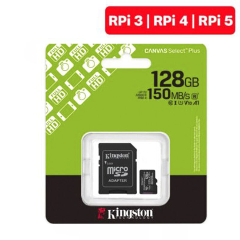 Cartão De Memória 128gb Micro Sd Select Plus 150mbs Kingston Cartão De Memória 128gb Micro Sd Select Plus 150mbs Kingston