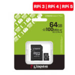 Cartão de Memória Micro SD Kingston 64gb 100 Mb/s Select Plus