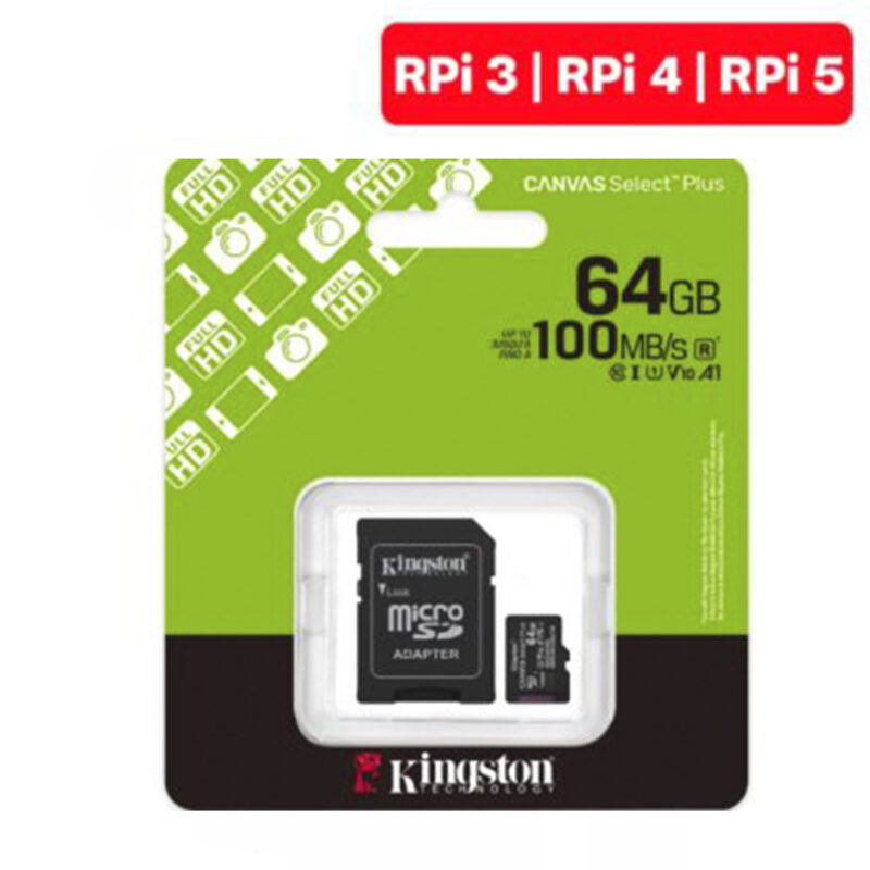Cartão de Memória Micro SD Kingston 64gb 100 Mb/s Select Plus Cartão de Memória Micro SD Kingston 64gb 100 Mb/s Select Plus