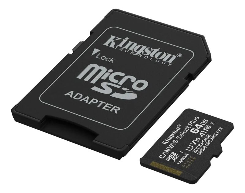 Cartão de Memória Micro SD Kingston 64gb 100 Mb/s Select Plus