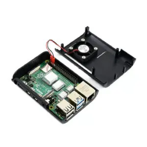 Kit Case Raspberry Pi 4 C/ Cooler + Dissipadores