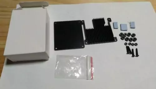 Case em Alumínio c/ dissipação de calor e refrigeração passiva p/ Orange Pi Zero 2 photo review