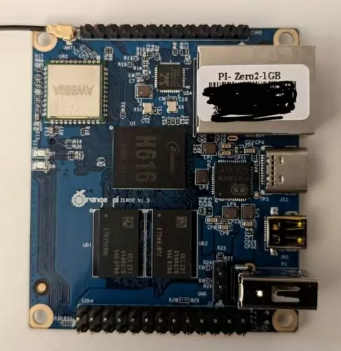 Orange Pi Zero2 H616 1GB RAM photo review