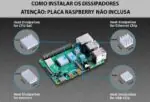 Raspberry Pi 4 4GB + Case + Cooler + Dissipadores