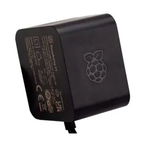 Fonte Oficial para Raspberry Pi 5 Preta