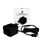 Fonte Oficial para Raspberry Pi 5 Preta