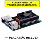 Refrigerador de Alumínio GeeekPi Armor Lite V5 para Raspberry Pi 5